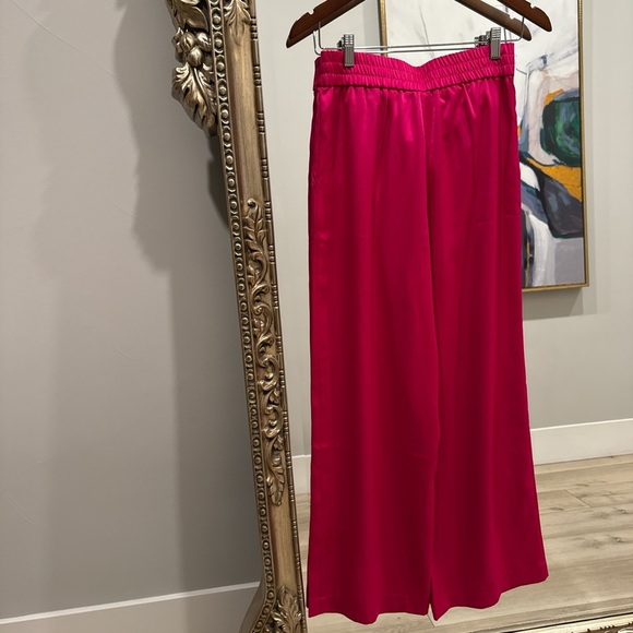 House of Harlow 1960 Hot Pink Wide Leg Pants - Picture 5 of 6